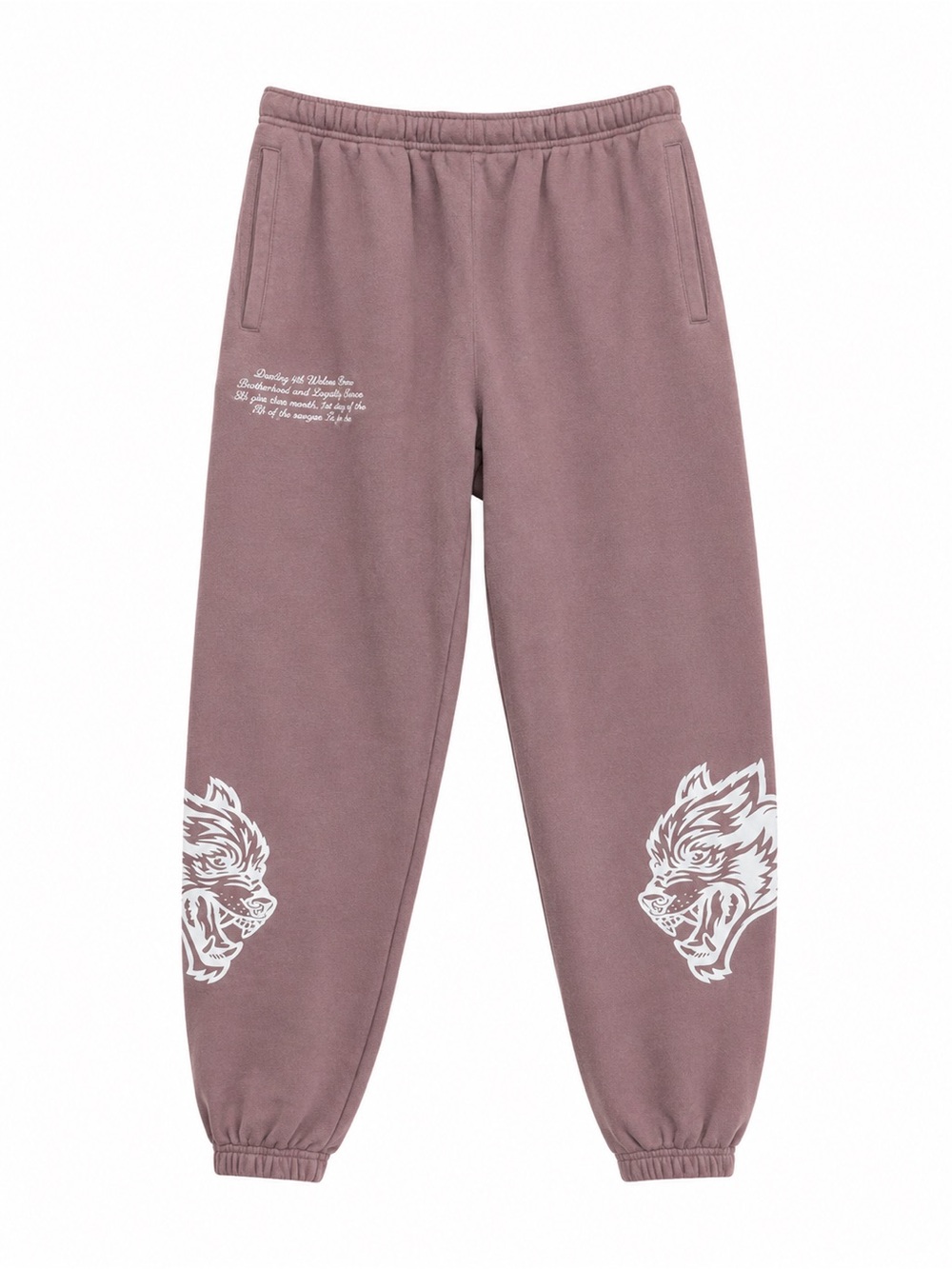 Dare Sport SHE Limited Edition Wolf Joggers Mauve Size M 397/500